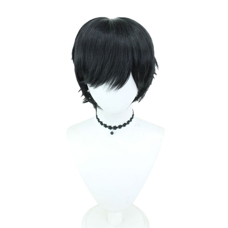 Cosplay perika, kratka kovrčava frizura, termički otporna vlakna, otprilike 150 g, nije pogodna za toplo bojanje