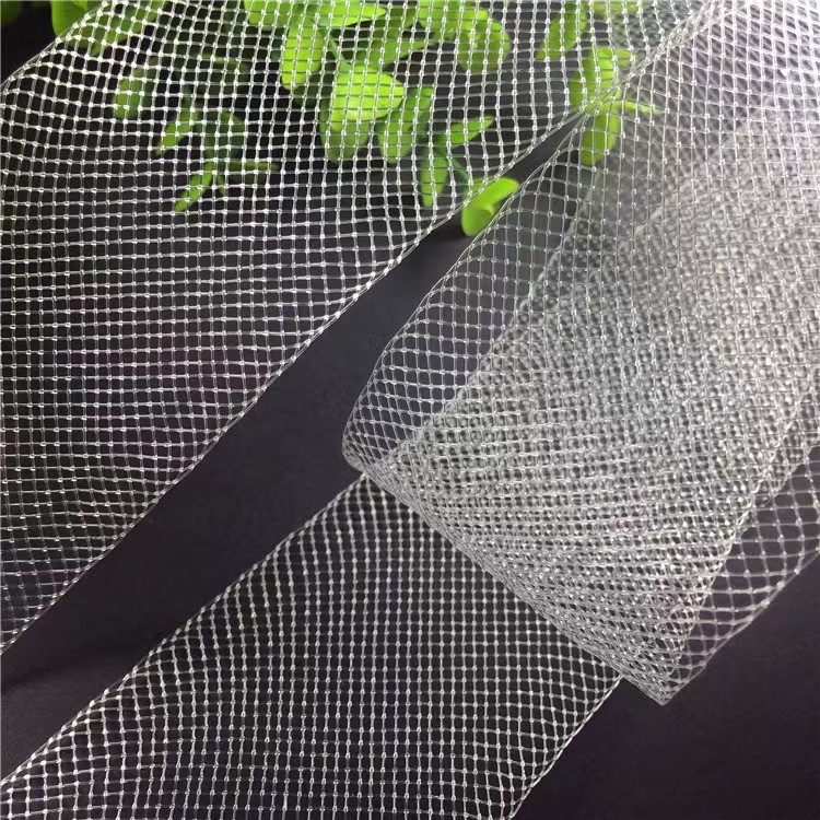 Elastična mreža s ribljom kostom — poliester vlakno, Hengyi, za odjeću i dodatke