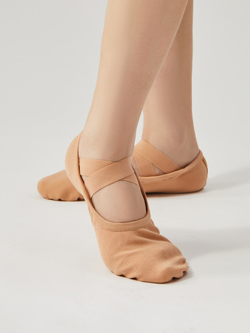 Unisex plesne cipele za balet i moderni ples – mek podplat od kože, prozračna, lagana, otporna na habanje, za odrasle.