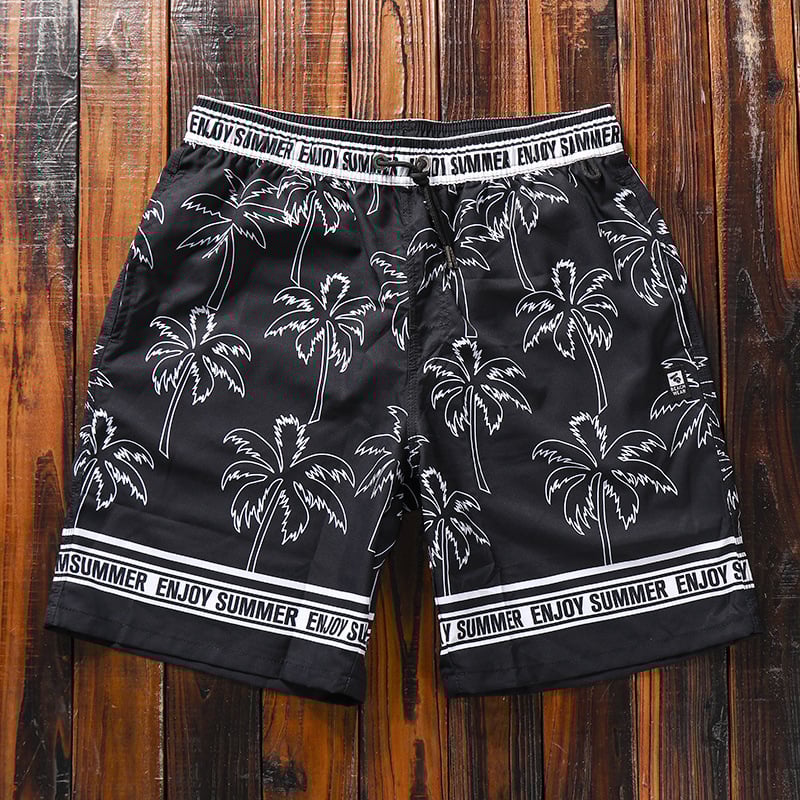 Gailang muške plažne šorceve, casual stil, poliester materijal, 100% poliester, proljeće 2025