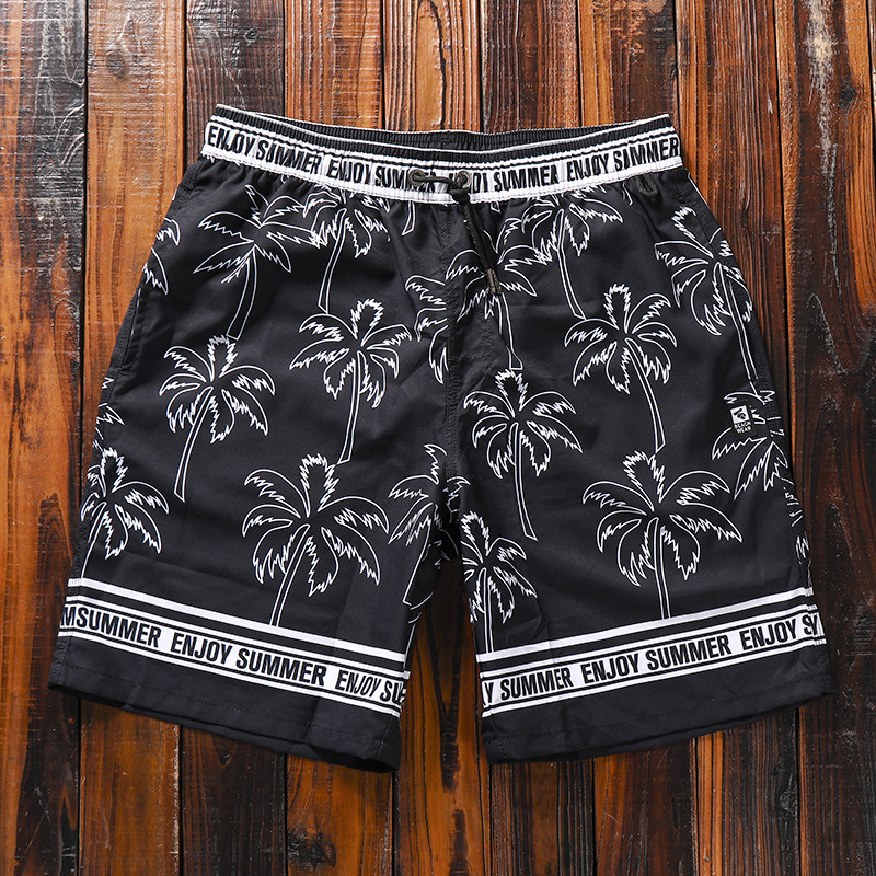 Gailang muške plažne šorceve, casual stil, poliester materijal, 100% poliester, proljeće 2025