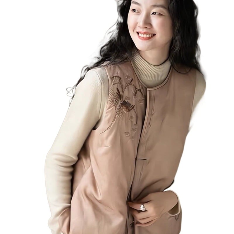 Li Mengfang vesta — Elegantni gradski stil, Zima 2024, sadržaj glavnog materijala <30%