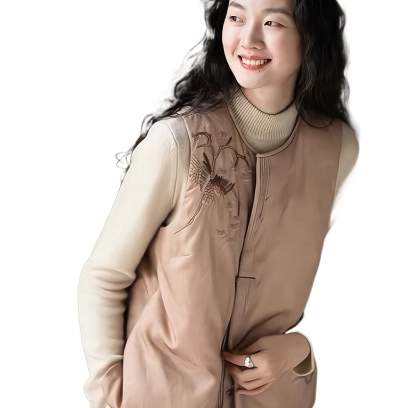 Li Mengfang vesta — Elegantni gradski stil, Zima 2024, sadržaj glavnog materijala <30%