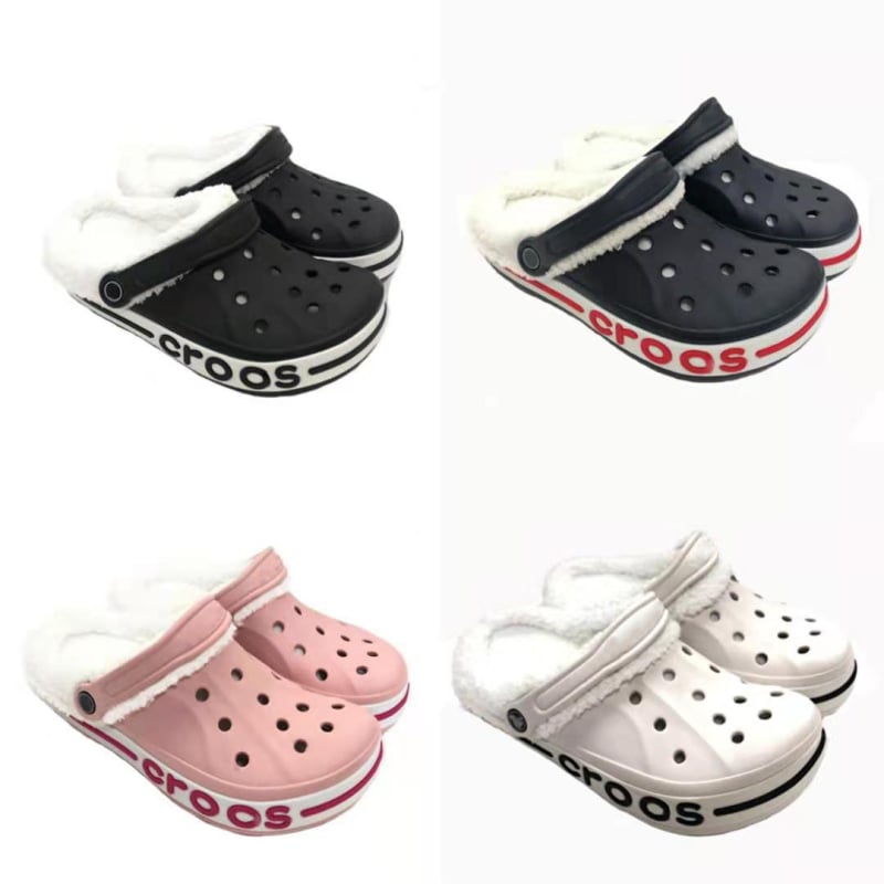 Unisex sandale s EVA gornjim dijelom i đonom, peta 2–3 cm, ulošak od umjetne dlake, vodootporne