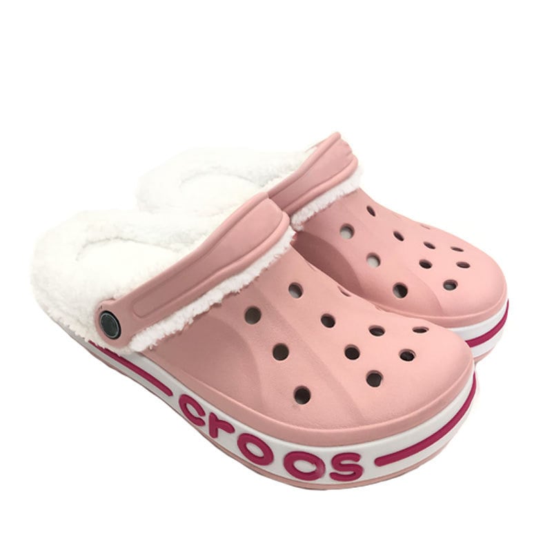 Unisex sandale s EVA gornjim dijelom i đonom, peta 2–3 cm, ulošak od umjetne dlake, vodootporne