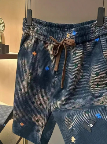 Use moxa Muške kratke hlače, labavi kroj, poliester 100%, mikroelastični, proljeće 2025