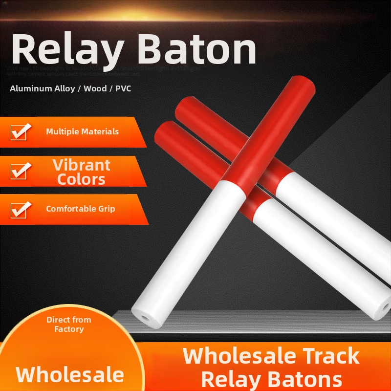 Fengyi stafetová palica pre atletiku | Materiál: hliníková zliatina, drevo a PVC | Vhodná pre štafety, Spracovanie a prispôsobenie k dispozícii