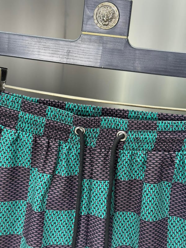 Muške plažne šorceve od poliestera, s podstavom, print uzorak, mikro-elastičnost