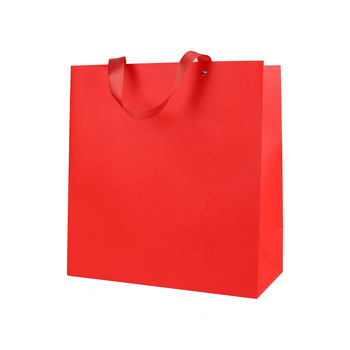 Geantă cadou festivă, cu nituri întărite și design gravat; carton; posibilitatea imprimării logo-ului; personalizabil; modelul 007