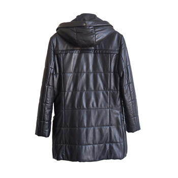 Muška kožna jakna u britskom stilu od prave ovčje kože, zatvarač na zip, srednja duljina