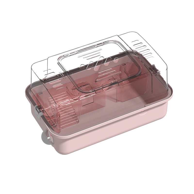 Weibi kavez za hamstera - ABS materijal, pravokutni oblik, ventiliran i prozračan, japanski stil, pogodan za hamstera