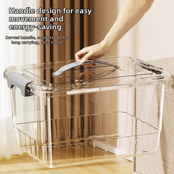 Priehľadná PP skladovacia krabička, ručná verzia, zapínanie na cvaknutie, modely JLSD01/02/03/04