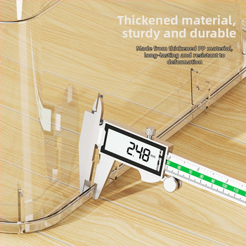 Priehľadná PP skladovacia krabička, ručná verzia, zapínanie na cvaknutie, modely JLSD01/02/03/04
