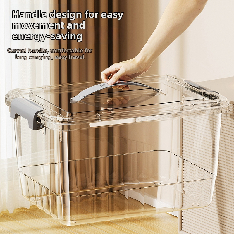 Priehľadná PP skladovacia krabička, ručná verzia, zapínanie na cvaknutie, modely JLSD01/02/03/04