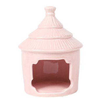 Kerámia hörcsög fészek-palota, kerek alak, hörcsög számára, vízálló, rajzfilm stílus