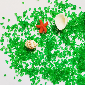 Dekor za akvarij — stakleni pijesak, staklene perle, mikro krajina, donji podlogu