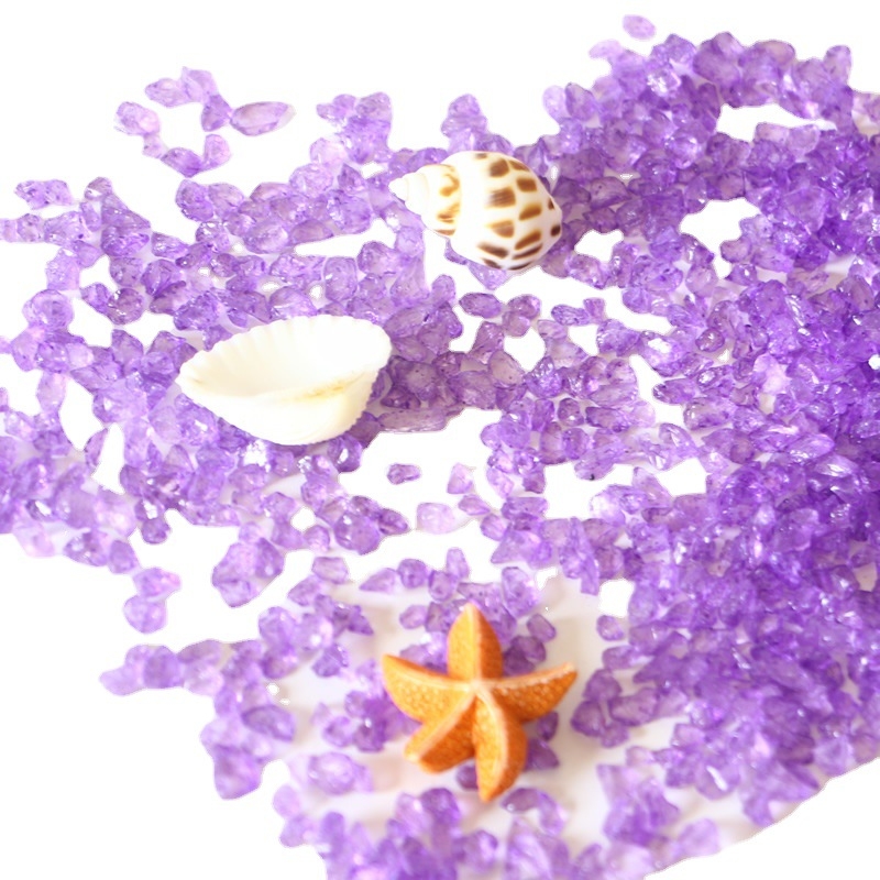 Dekor za akvarij — stakleni pijesak, staklene perle, mikro krajina, donji podlogu