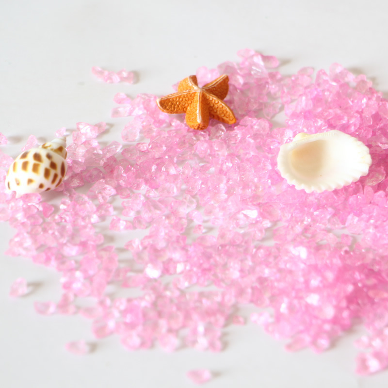 Dekor za akvarij — stakleni pijesak, staklene perle, mikro krajina, donji podlogu