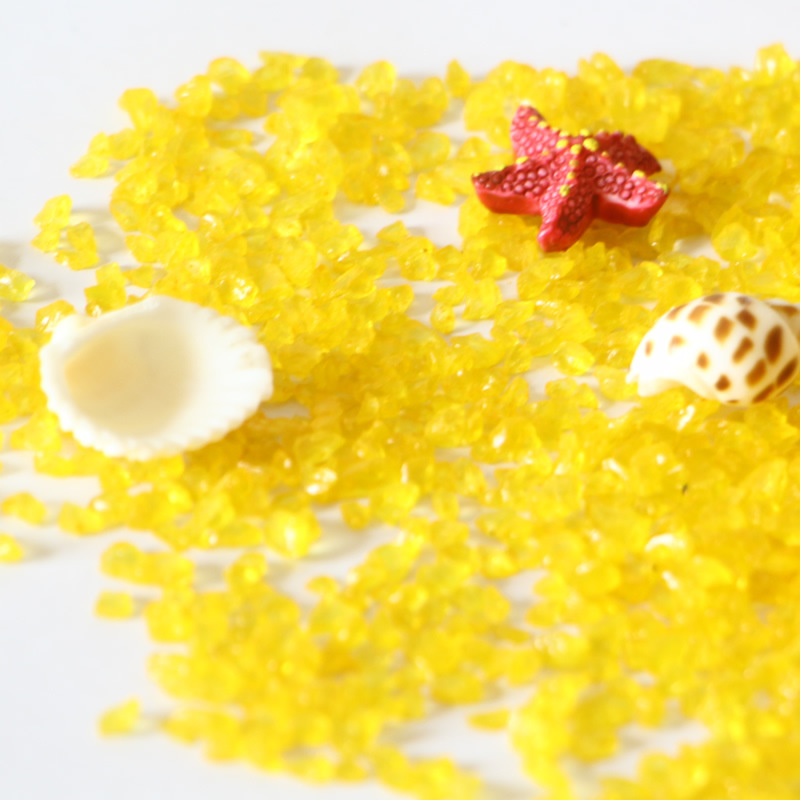 Dekor za akvarij — stakleni pijesak, staklene perle, mikro krajina, donji podlogu