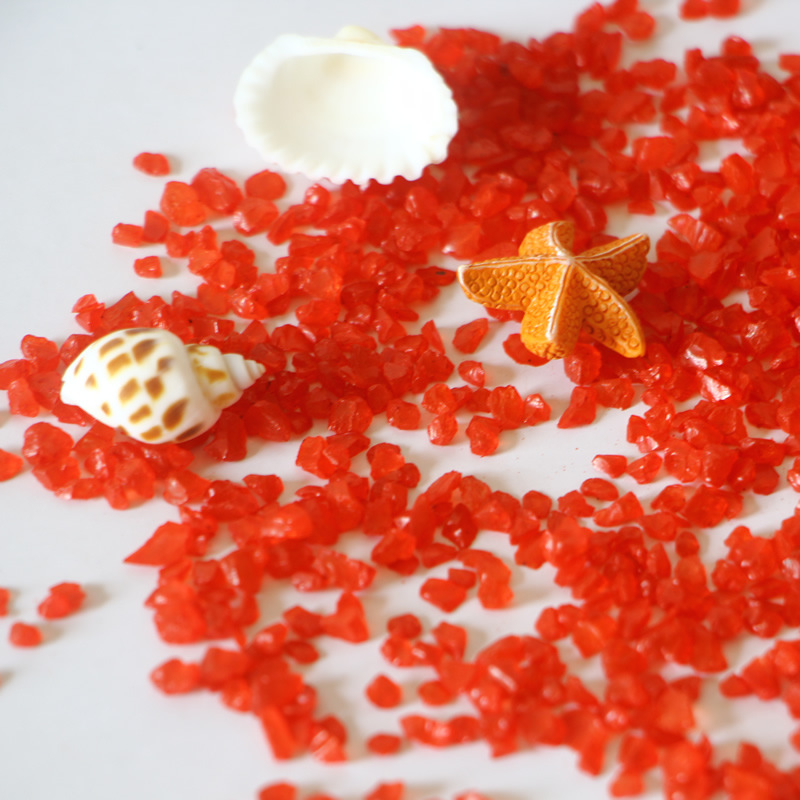 Dekor za akvarij — stakleni pijesak, staklene perle, mikro krajina, donji podlogu