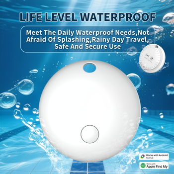 Локатор за предмети F03c | Батерия 210 mAh • Безжично проследяване до 50 m • Размери 29×29×9 mm • Тегло 7,2 g