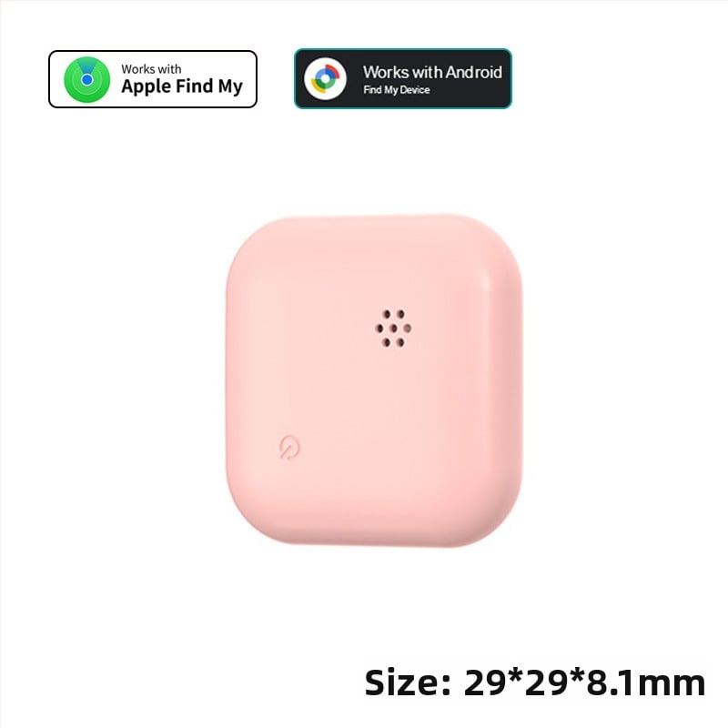 Локатор за предмети F03c | Батерия 210 mAh • Безжично проследяване до 50 m • Размери 29×29×9 mm • Тегло 7,2 g