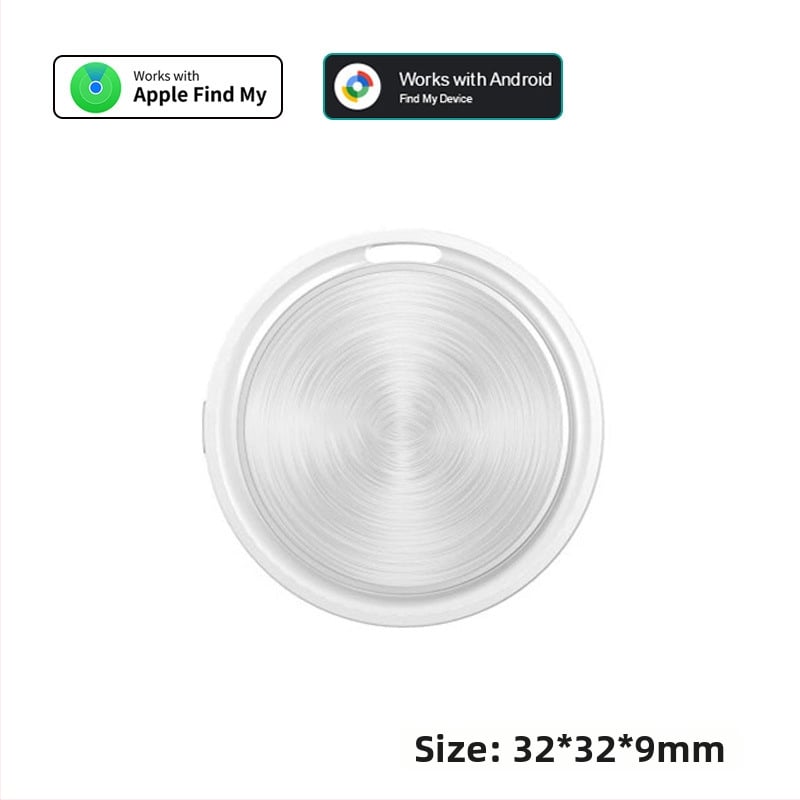 Локатор за предмети F03c | Батерия 210 mAh • Безжично проследяване до 50 m • Размери 29×29×9 mm • Тегло 7,2 g