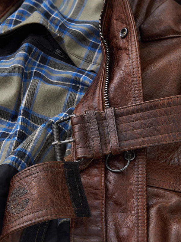 PU kožna jakna s kapuljom, srednje duljine, zatvarač, podstava od lana, britanski stil