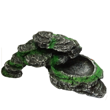 Platforma za sunčanje gmizavaca od smole – imitacija kamena, skriveni dekor, 1 kg