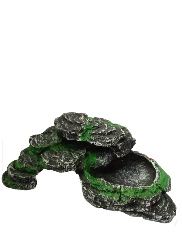 Platforma za sunčanje gmizavaca od smole – imitacija kamena, skriveni dekor, 1 kg