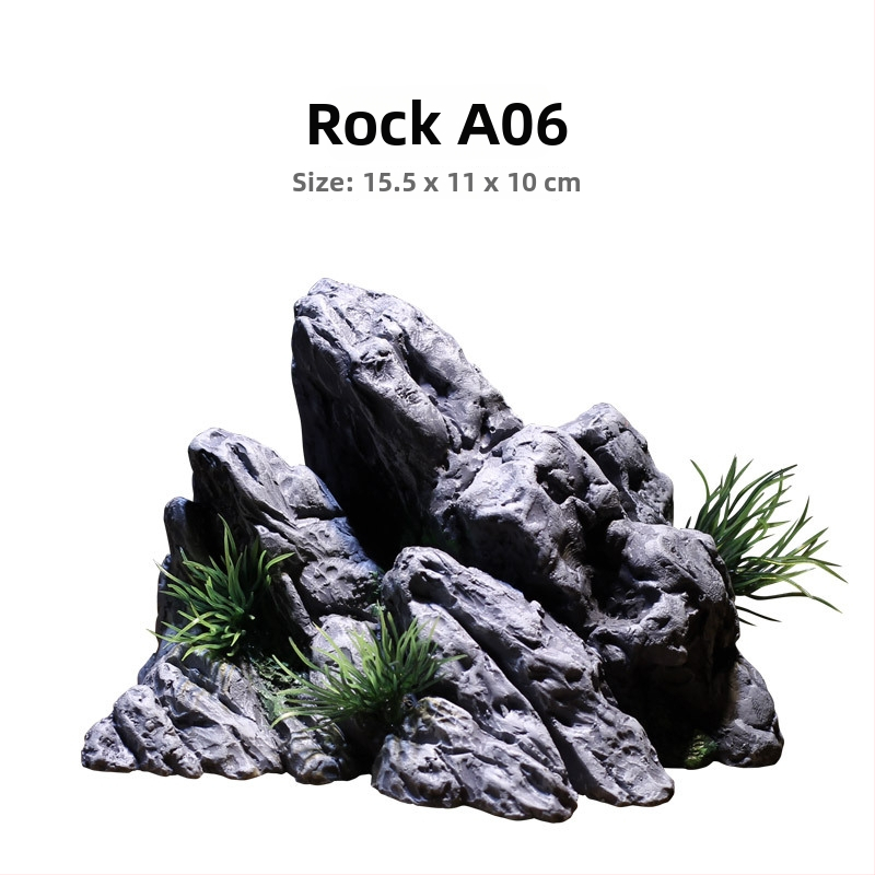 Akvariumska dekoracija od smole – rockery za akvarij, set za uređenje, brend Scenery