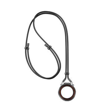 Lanyard pentru telefon cu suport magnetic, curea cross-body reglabilă dublu, anti-furt și anti-cădere, suport metalic pentru inel — Yang Feng