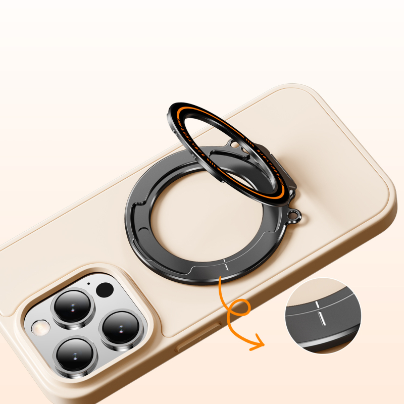 Lanyard pentru telefon cu suport magnetic, curea cross-body reglabilă dublu, anti-furt și anti-cădere, suport metalic pentru inel — Yang Feng