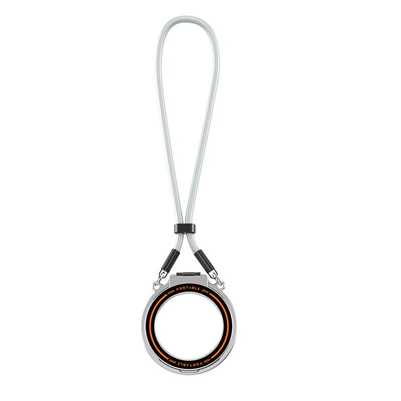 Lanyard pentru telefon cu suport magnetic, curea cross-body reglabilă dublu, anti-furt și anti-cădere, suport metalic pentru inel — Yang Feng