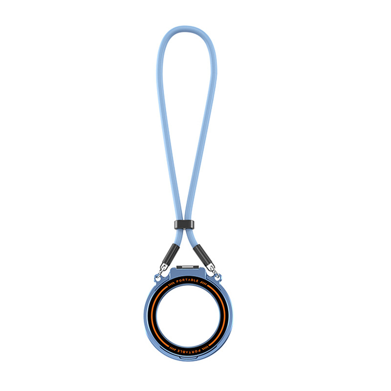 Lanyard pentru telefon cu suport magnetic, curea cross-body reglabilă dublu, anti-furt și anti-cădere, suport metalic pentru inel — Yang Feng