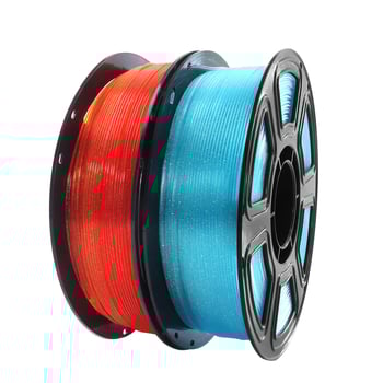 PLA филамент за 3D печат, кристален ефект (PLA; 1 кг; Ningmei Technology; персонализация: Да)