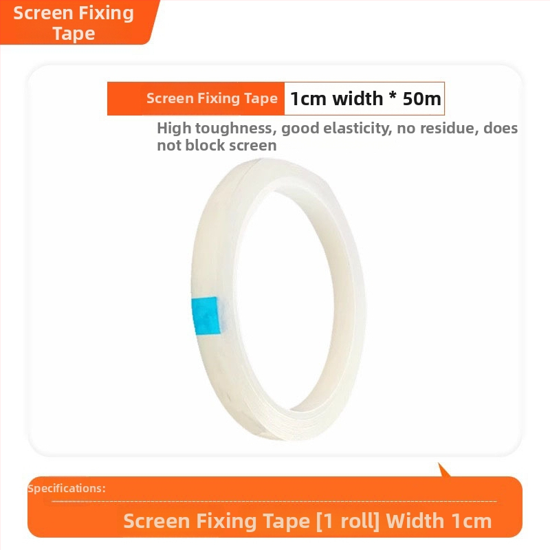 Páska na opravu obrazoviek pre mobily a tablety – oprava skresleného displeja, páska na upevnenie zadného krytu rámu (Základný materiál: PET; Hrúbka: 0,055 mm; Systém lepidla: akrylový; Jadro: gumové jadro; Viskozita: vysoká)