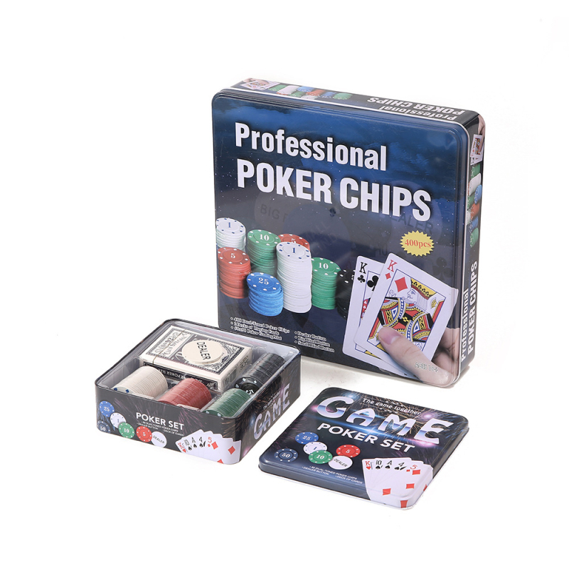 Xiya set poker žetona – plastični žetoni 24×12×10 mm, 8 kutija, za šah i igre s kartama