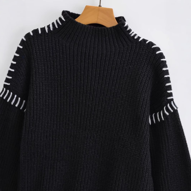 Ženski bezrukavni pulover s okruglim izrezom, šivanje u blokovima boja, poliester, slim fit, gradski stil