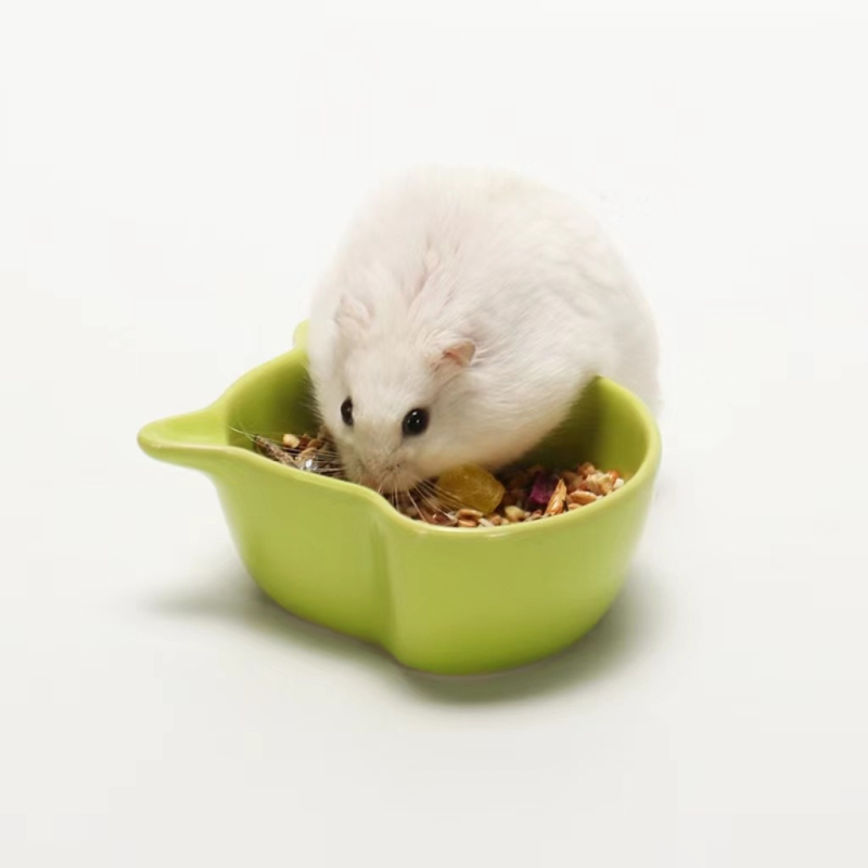 Keramička hranilica za hamster s dizajnom protiv prevrnuća; kategorija: pribor za kućne ljubimce; Licencirana privatna marka: Da