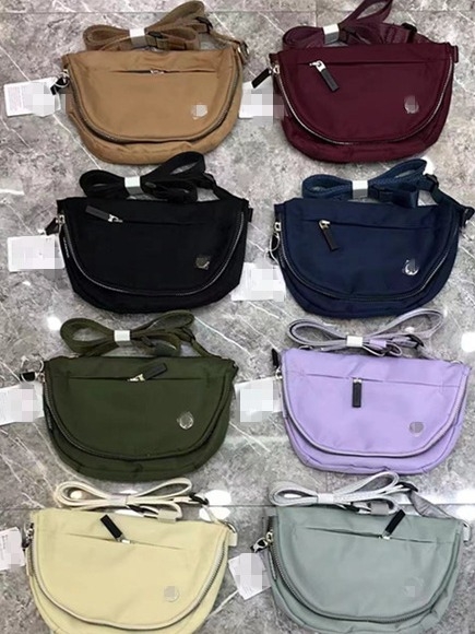 Sportska crossbody torba od najlona, podstava od poliestera i pamuka, uniseks, sklopiva i s mogućnošću skladištenja za outdoor sportove