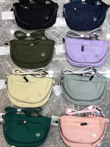 Sportska crossbody torba od najlona, podstava od poliestera i pamuka, uniseks, sklopiva i s mogućnošću skladištenja za outdoor sportove