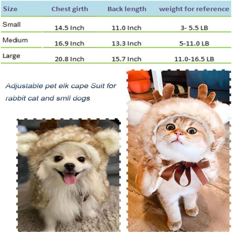 Állatok transzformációs jelmeze: nyuszi plüss köpeny kutyáknak és macskáknak – márka Musical School