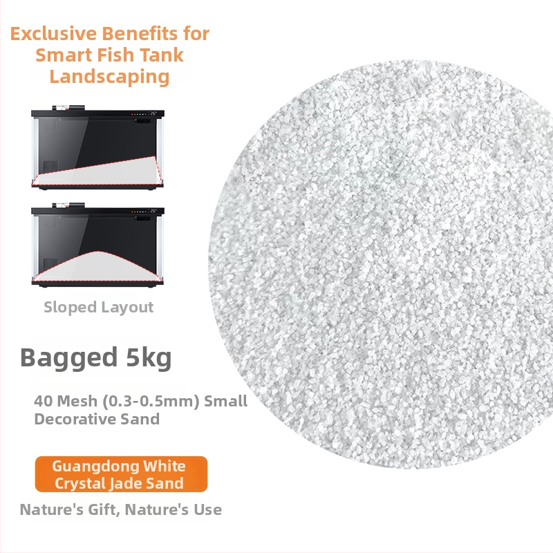 Desktopni akvarij s krajobraznim dizajnom — snježni planinski kraj, integrirani potok, prirodni materijali