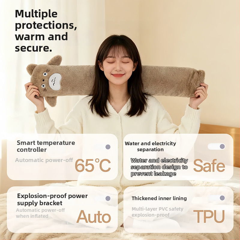 Επαναφορτιζόμενη φιάλη ζεστού νερού για χειμωνιάτικη ζέστη – 220V, 420W, μοντέλο Njrsjcrrsd, θερμοστάτης εθνικού προτύπου