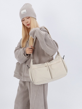 Nylon Crossbody sportska torba, vodootporna, s više džepova, unisex, za vanjske sportove, zimsko izdanje 2025