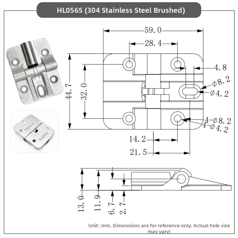 SOCOO CL056 amortizirajuća šarka, cinkov legura, moderan minimalistički stil
