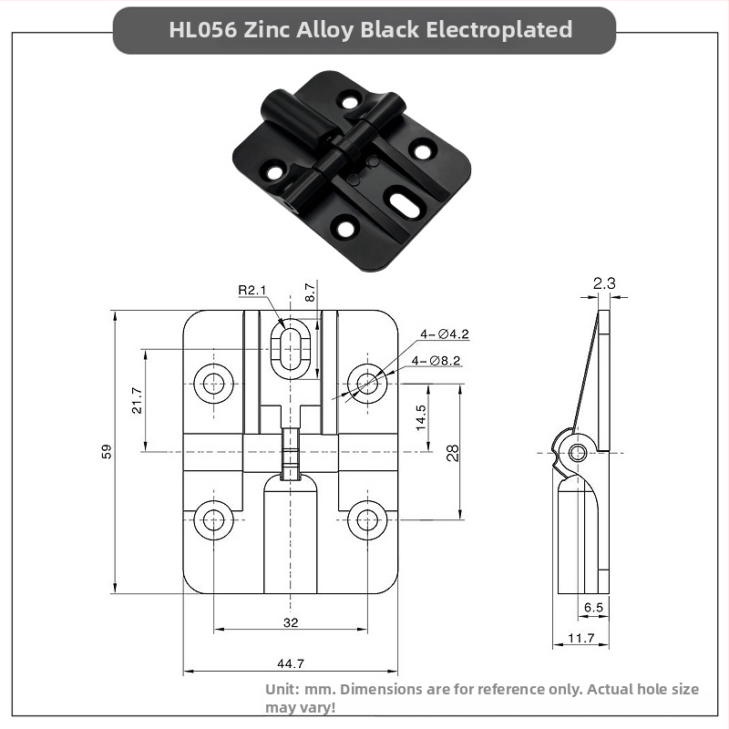 SOCOO CL056 amortizirajuća šarka, cinkov legura, moderan minimalistički stil