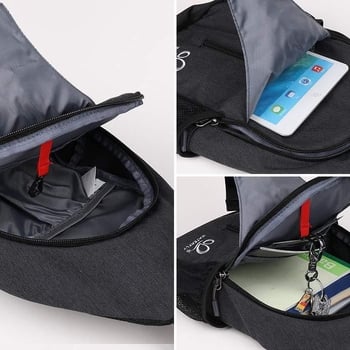 Sportska torba unisex — Oxford tkanina, vodootporna, protivkrađa, velik kapacitet