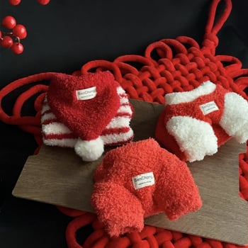 Odjeća za kućne ljubimce za pse i mačke - zimska plišasta, unisex